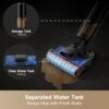 Wet Dry Vacuum Cleaner, 0 Tangle Cordless Vacuum Mop All-in-One for Hard Floors, 180° Lie-Flat Floor Cleaner Machine with 194°F Hot Self-Cleaning, 50Mins Runtime