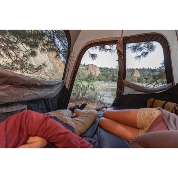6d1f132df37146528a4cd1e5a966680e Coleman 6-Person Cabin Camping Tent with Instant Setup, 1 Room, Gray
