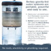 Royal Berkey Gravity-Fed Water Filter with 2 Black Berkey Elements and 2 PF-2 Fluoride and Arsenic Reduction Elements