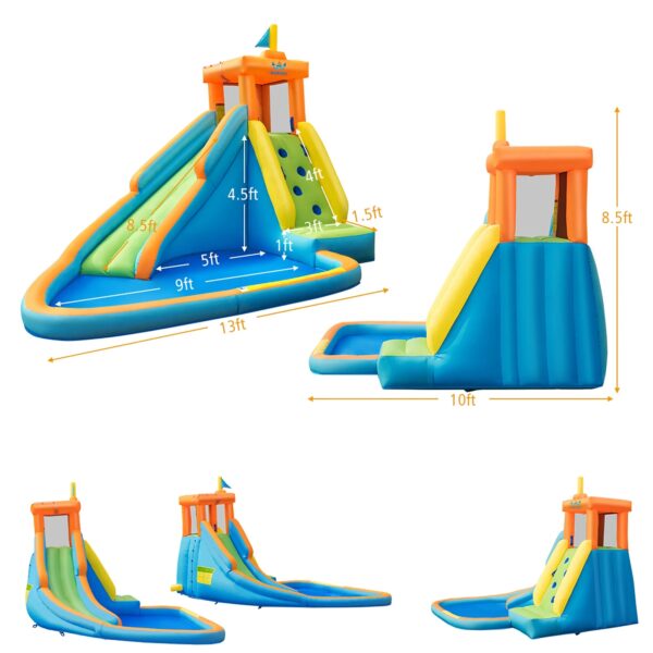 6d762bcc727b42f3ad5b5de918087646 Costway Kids Bounce House Castle Splash Water Pool Without Blower