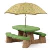 Step2 Naturally Playful Picnic Table with Umbrella