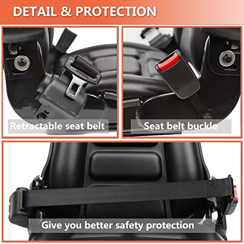 6e060d68ced240d0b0096b540765b9b1 Universal Fold Down Forklift Seat, Micro Switch, Armrest And Safety Belt, for Tractor