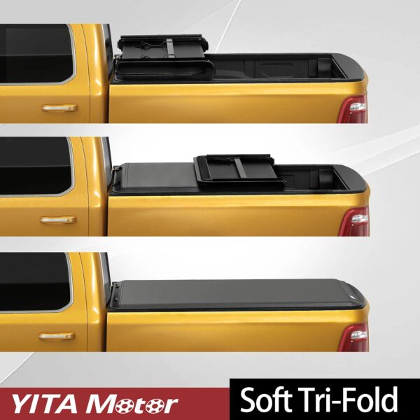 6e1a60e80eed4f2d885ba9d979db0521 YITAMOTOR Soft Tri-fold Truck Bed Tonneau Cover