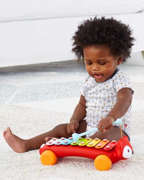 Skip Hop Explore and More Baby Fox Xylophone, Red