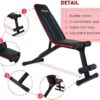 Adjustable Weight Bench Full Body Workout Multi-Purpose
