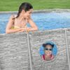 Bestway Oval Above Ground Pool Set (10' x 6'7" x 33")| Includes Filter Pump & ChemConnect Dispenser