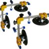 Angle 90 Degree Countertop Seam Setter with 6" Suction Cup for Seam Joining & Leveling/Professional Countertop, granite . Stone, Marble Slab Installation. (2 PACK) (6" seam setter)