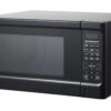 1.1 Cu. Ft. Sleek Black Digital Microwave - Effortless Touchpad Controls