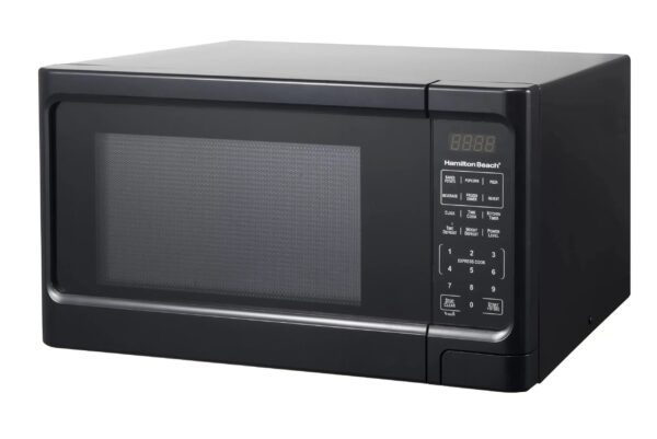 6fb1f4ec47a849428c69379f12dcfb24 1.1 Cu. Ft. Sleek Black Digital Microwave - Effortless Touchpad Controls