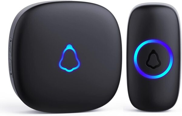 70ea1ded7c174016b350a4f77ab05a93 SECRUI Wireless Doorbell, Easy installation, Waterproof, Adjustable Volume, 58 Chimes