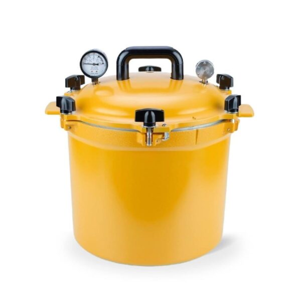 70fa90d4763d4a51aa381c300a9cbff3 1930 No.921 Pressure Canner & Cooker 21.5 qt | Mustard, Yellow