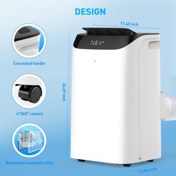 71d4c68e951b4c17b2e6fedd116cb44f Portable Air Conditioner Cools Up to 700 Sq.Ft, 3-IN-1 Energy Efficient Portable AC Unit with Remote Control & Installation Kits for Large Room, Campervan, Office, Temporary Space