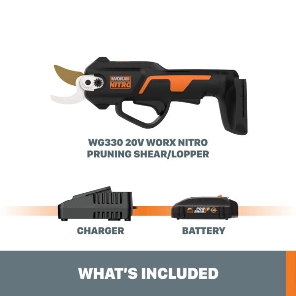 726170a17f944c24910f15ededba26c5 Worx 20V NITRO Pruning Shear/Lopper