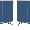 JOOLA Inside Professional MDF Indoor Ping Pong Table with Quick Clamp Table Tennis Net and Post Set - 10 Minute Easy Assembly - Tournament Quality - Foldable with Single Player Playback Mode