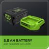 40V 16" Brushless Cordless Chainsaw, 4.0Ah Battery and Charger Included