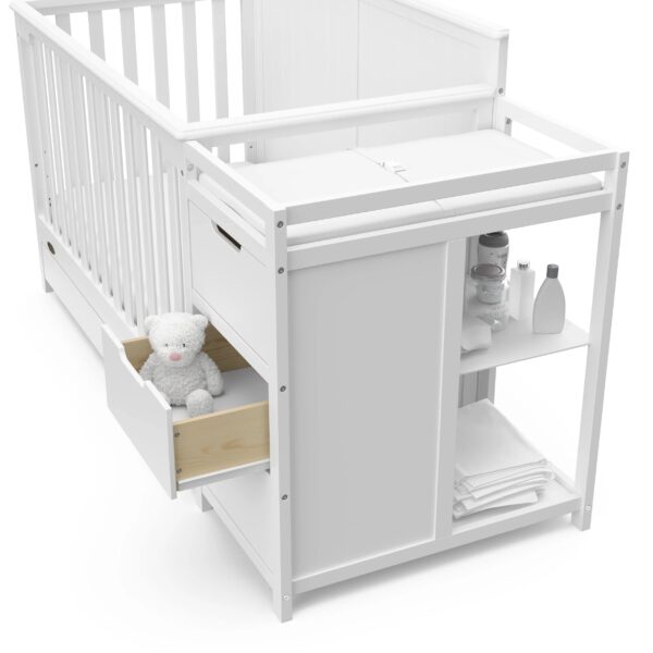 72df3e516cb14e18b983218a65965c0c Graco Hadley 5-in-1 Convertible Crib and Changer with Drawer