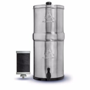 Alexapure Pro Stainless Steel Water Filtration System - 5,000 Gallon Throughput Capacity