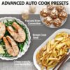 Air Fryer Combo 8-in-1 Countertop Microwave Oven, with Convection, Broil, Odor Removal Mode, 12.4" Position Memory Turntable, Child-Lock, 1.0 Cu.ft, Black Stainless Steel, ML2-EC10SA(BS)