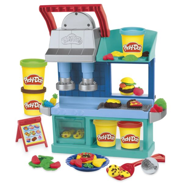736aa02a4d5e430690e849221f6fd957 Play-Doh Kitchen Creations Busy Chef's Restaurant Set for Boys and Girls - 5 Color (5 Piece)