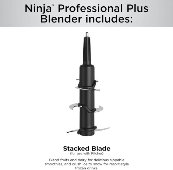 73bf04ad15ea435c98de194e5e63af5a BN801 Professional Plus Kitchen System, 1400 WP, 5 Functions for Smoothies, Chopping, Dough & More with Auto IQ, 72-oz.* Blender Pitcher, 64-oz. Processor Bowl, (2) 24-oz. To-Go Cups, Grey