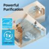 Airmega AP-1512HH(W) True HEPA Purifier with Air Quality Monitoring, Auto, Timer, Filter Indicator, and Eco Mode, 16.8 x 18.3 x 9.7, White