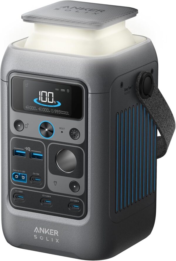 7470c6ebb9e34d59ab02327d5acd0139 Power Bank Station SOLIX C300 DC (90,000mAh), 288Wh, Portable Power Station, 300W Solar Generator, LiFePO4 Battery, Generators for Home Use, for Outdoor Camping(No Wall Charger Included)