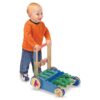 Deluxe Chomp and Clack Alligator Wooden Push Toy and Activity Walker