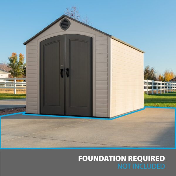 748af73a770346569f86a2f7a59e013c Lifetime 8 Ft. x 10 Ft. Outdoor Storage Shed