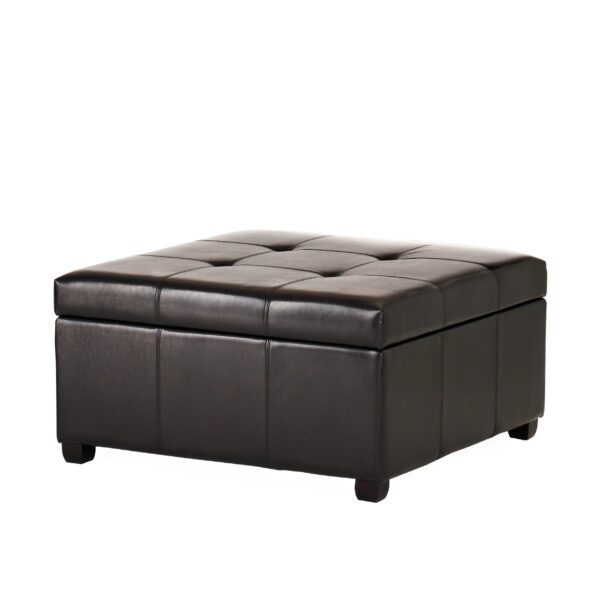 74daa6faa0164c8db5a31133dd5d1c08 Carlyle Leather Storage Ottoman Coffee Table