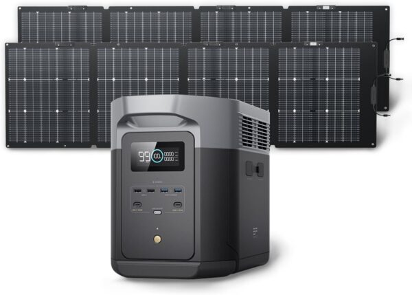 754b891998954360867ba6eb8be094a3 Portable Power Station DELTA 2 Max, 2400W LFP Solar Generator, Full Charge in 1 Hr, 2048Wh Solar Powered Generator for Home Backup(Solar Panel Optional)