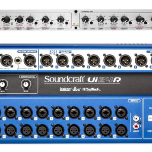 Soundcraft Ui24R 24 Input Digital Mixer w/Wifi+App Control Ui 24R+DBX Crossover