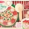 Melissa & Doug Wooden Pizza Party Play Food Set With 36 Toppings