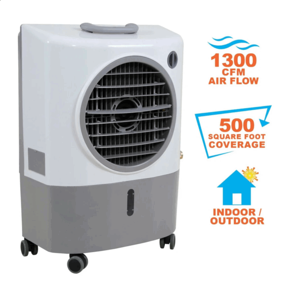Open Box Hessaire Indoor/Outdoor Portable 500 Sq Ft Swamp Air Cooler
