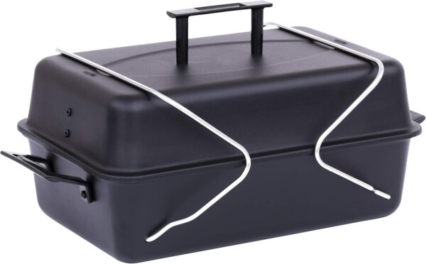 7680001f5ffe40048447466fe7a713e1 Portable Convective 1-Burner Stainless Steel Propane Gas Grill - 465133010