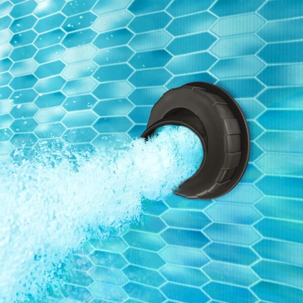 76ce015aa5164199afdecb8a6407d18e 167 by 98 by 39.5 Inches Oasis Designer Oval Frame Outdoor Above Ground Swimming Pool Pool Set with Accessories, Dark Herringbone Gray