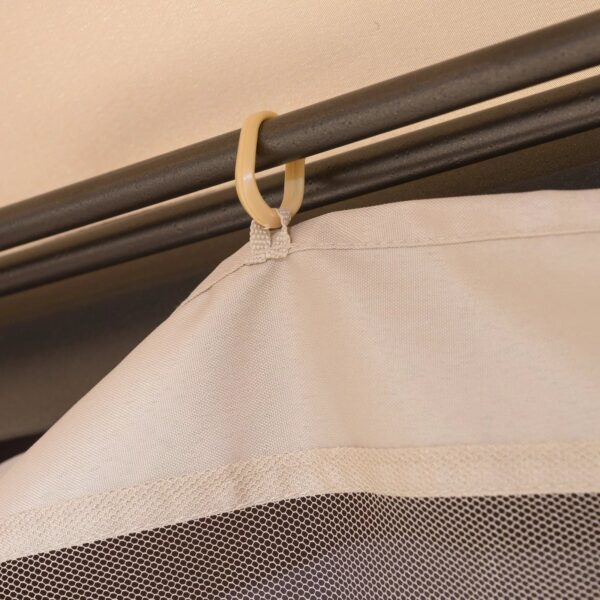 76d9a7eab20b46fc977afcef3ce16e9c Christopher Knight Home Skyline Fabric Gazebo by Beige