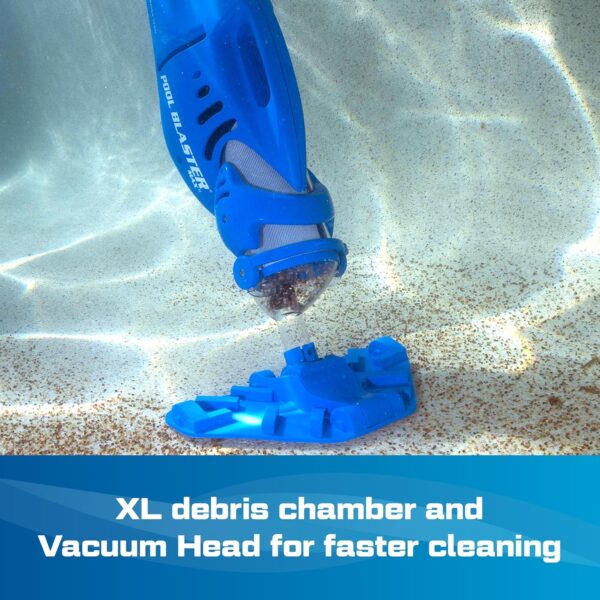 76dbd64aa9fa4f548ff245b355b11351 POOL BLASTER Max Cordless Pool Vacuum for Deep Cleaning & Strong Suction, Handheld Rechargeable Swimming Pool Cleaner for Inground and Above Ground Pools, Hoseless Pool Vac by Water Tech