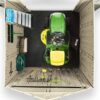 Rubbermaid 7×7 Ft Durable Weather Resistant Resin Outdoor Garden Storage Shed with Windows and Utility Hooks, Sand