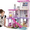 Barbie DreamHouse Playset with 10 Play Areas, 75+ Furniture & Accessories, Lights & Sounds