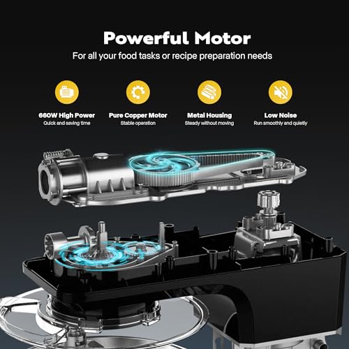 771c957df7ab449aaa1218ce01d97499 VIVOHOME 6 Speed Tilt Head Electric Separator