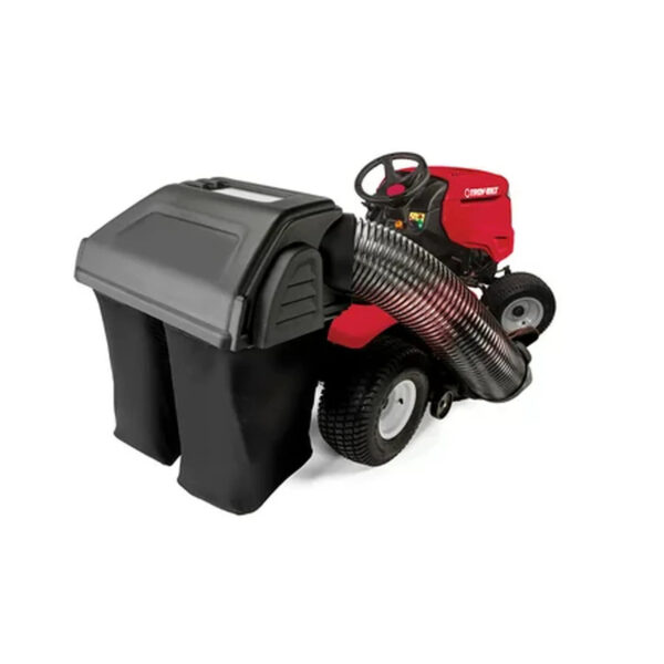 77612fdad0e84640b3326383574dbede 42-inch/46-inch Double Bagger for Riding Lawn Mowers