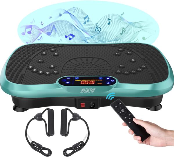 77632d40333f4a4bba2b33b84992741d Vibration Plate Fitness Platform Exercise Machine Vibrating Lymphatic Drainage Shaking Full Body Shaker Workout Vibrate Stand Shake Board Sport Gym for Weight Loss Fat Burner for Women Men