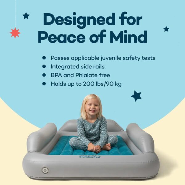 7767ab4391cb4c1da7b3380c437df88b SlumberPod SlumberTot Inflatable Toddler Travel Bed