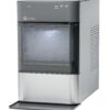 pellet ice maker with WiFi and smart connectivity, chewable and breakable countertop ice maker, 38 pounds 24 hours