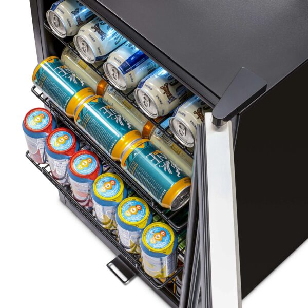 790ec98f1ef3419eaadb5f0ef03b4a61 Newair 126 Can Beverage Refrigerator Cooler, Freestanding Mini Fridge with SplitShelf in Stainless Steel for Home, Office or Bar
