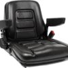 Universal Fold Down Forklift Seat, Micro Switch, Armrest And Safety Belt, for Tractor