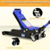 4-Ton Floor Jack, Low Profile Car Jack, Heavy-Duty Trolley Jack Car Lift with Dual Pump Pistons, Lifting Range 4"-21", 8000LBS