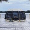 Screen House Camping Instant 15x15 Canopy Beige