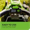 60V 21” Cordless (Self-Propelled) Lawn Mower , 2 x 4.0Ah Batteries and Dual Port Rapid Charger