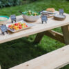 UFPED Wooden Picnic Table, Tan